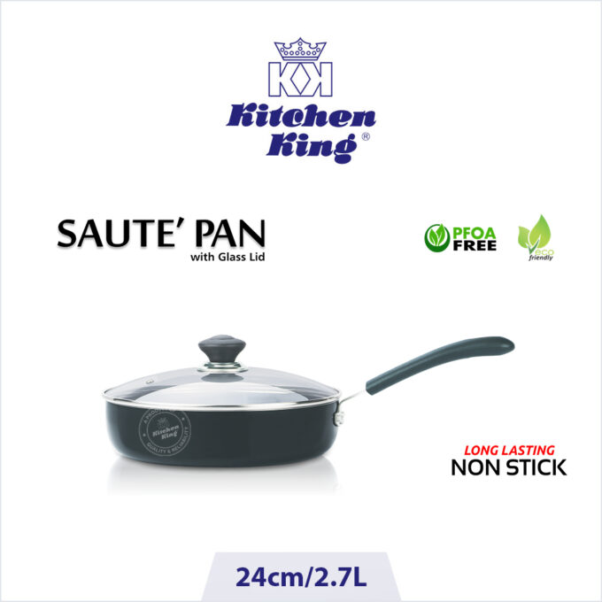 Cooking pots & pans online in Pakistan. Non stick cookware brand. Saute pan. Non stick sauce pan. sauce pan price. Saucepan with glass lid. Nonstick kitchenware.