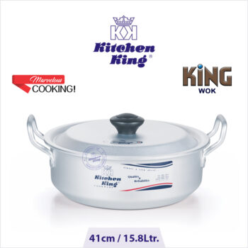 Karahi at best price. Silver karahi, best karahi. best wok. Flat Karahi. best cookware. best cookware set price in Pakistan. Silver Steel Cooking Karahi.